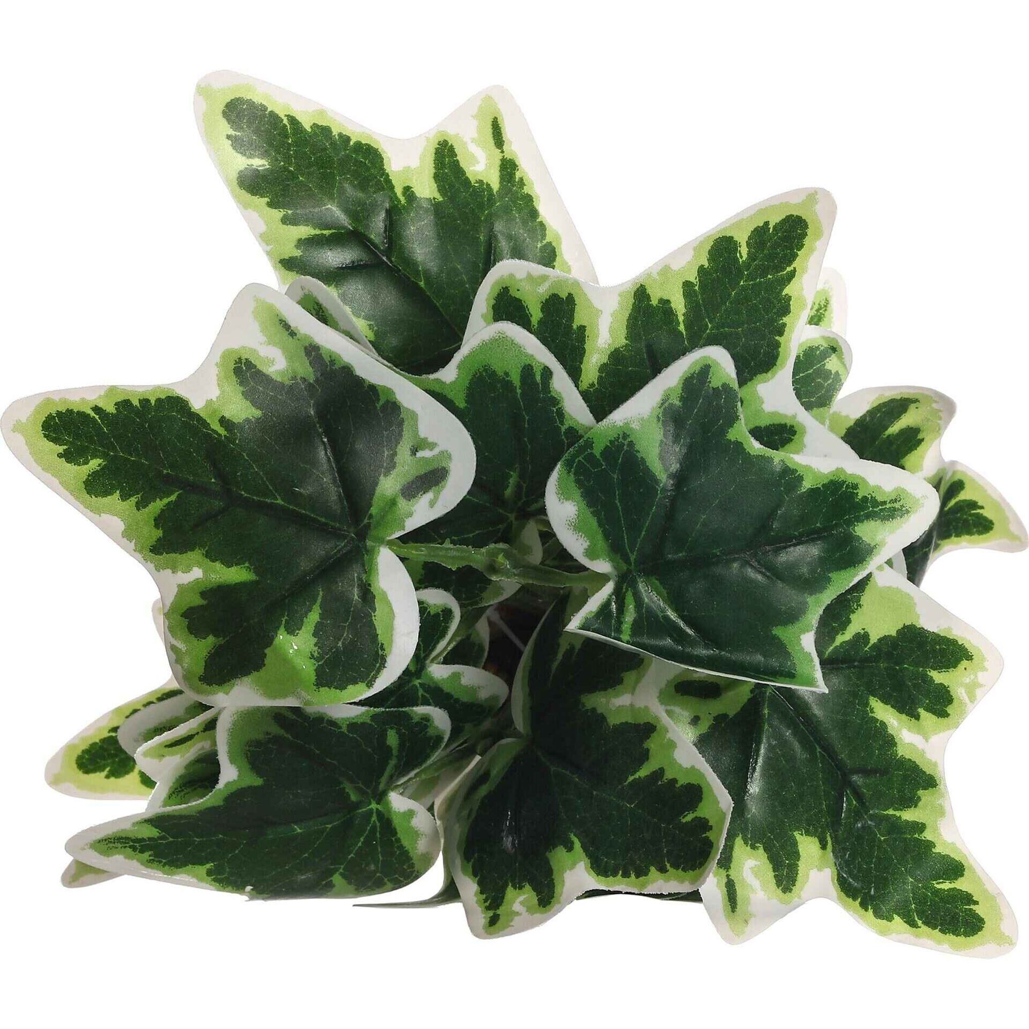 Planta Artificial Vaso Cerâmica Amarelo