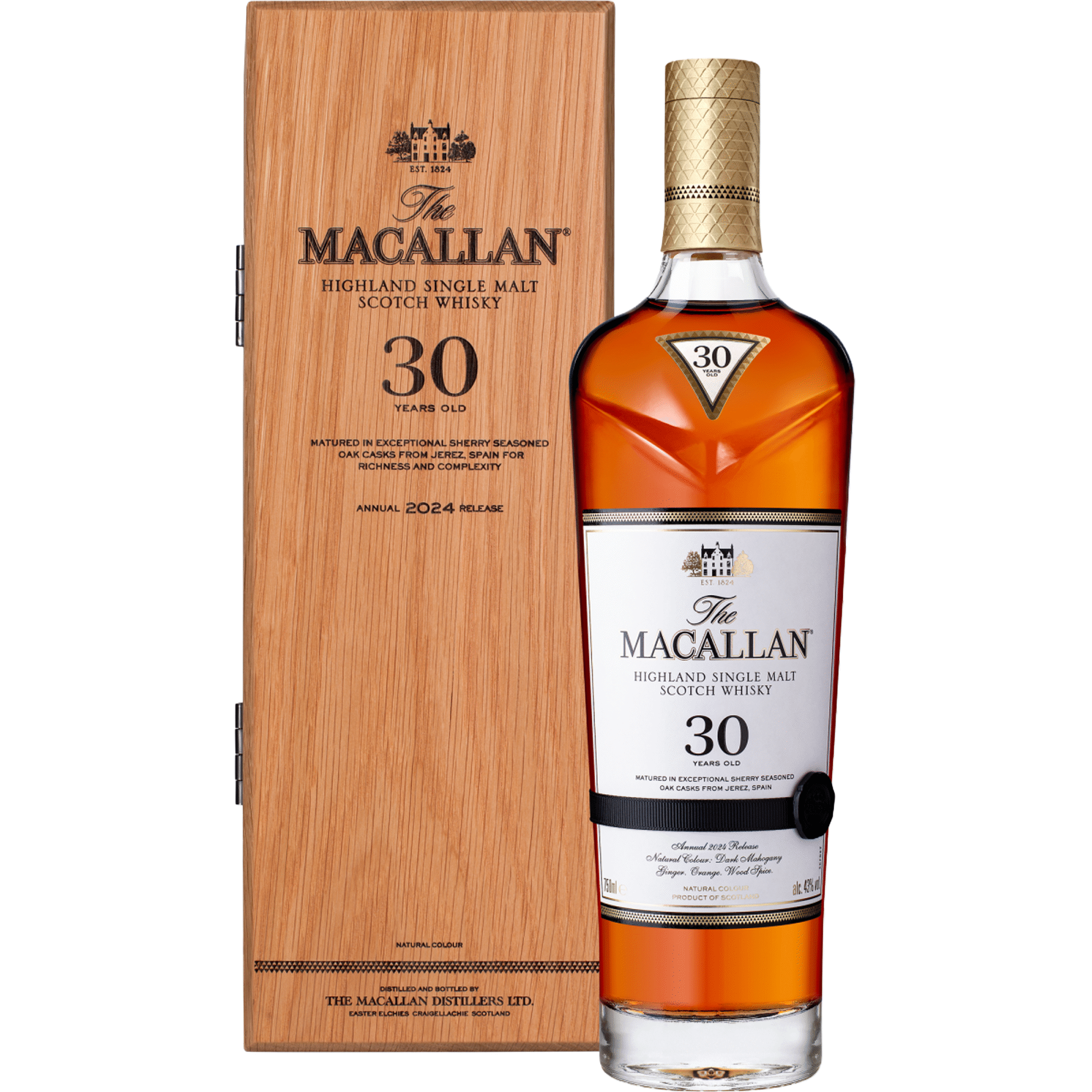 Whisky Macallan Sherry Oak 30 Anos Malt