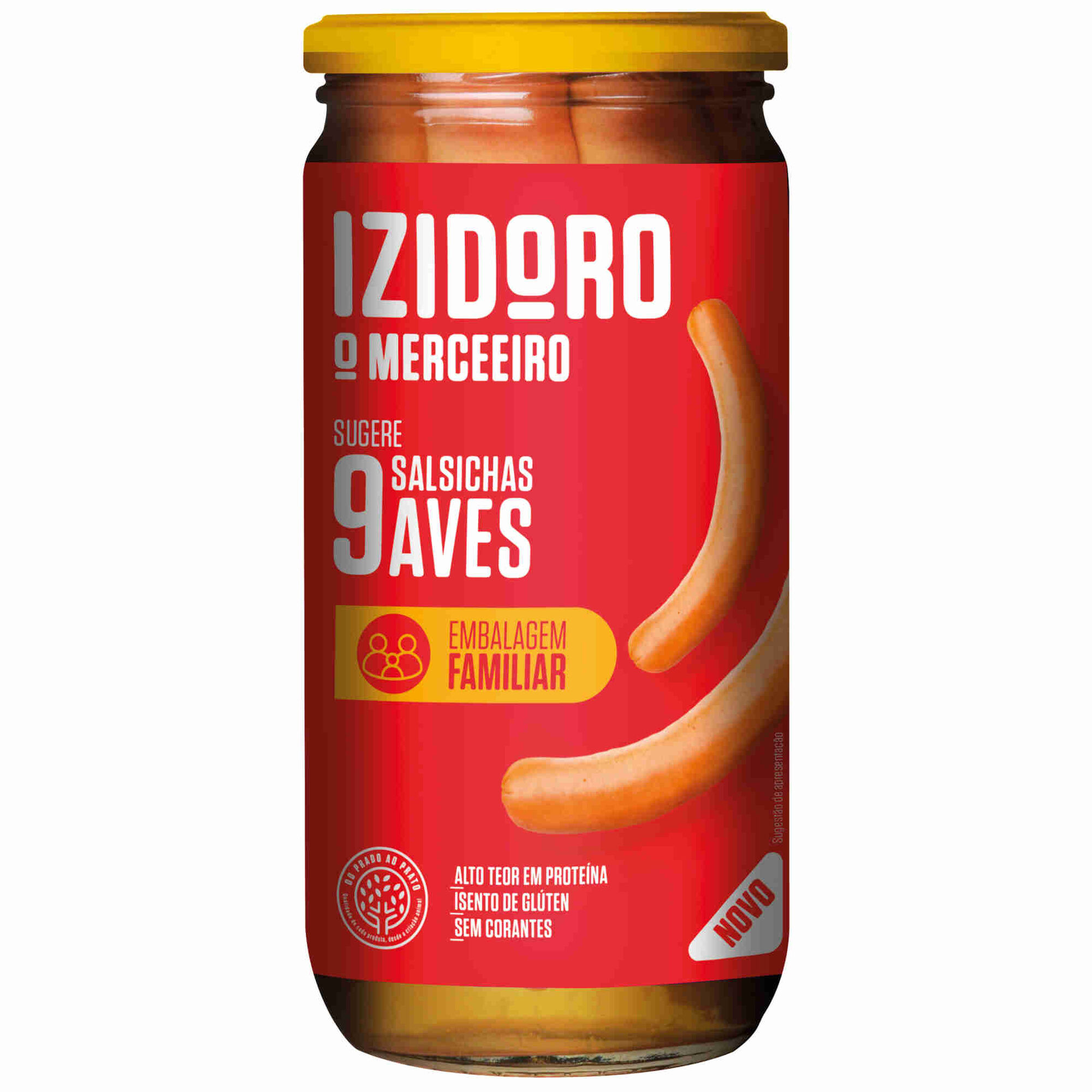 Salsichas Bockwurst Aves Frasco 9 un