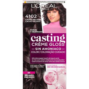 Coloração Cacau Gelado 4102   L'Oréal Paris Casting Creme Gloss