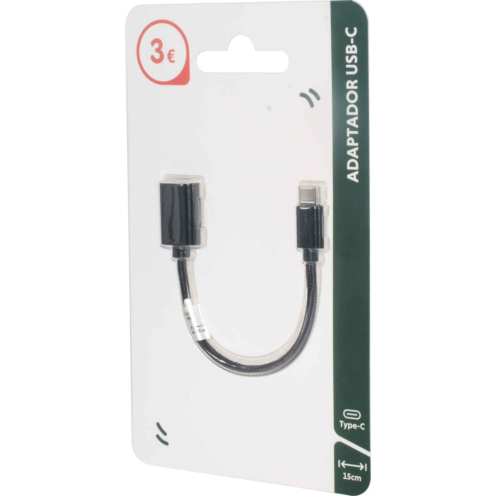 Adaptador Type C USB Preto