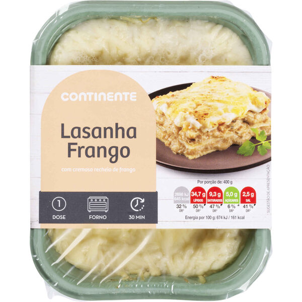 Lasanha de Frango Continente