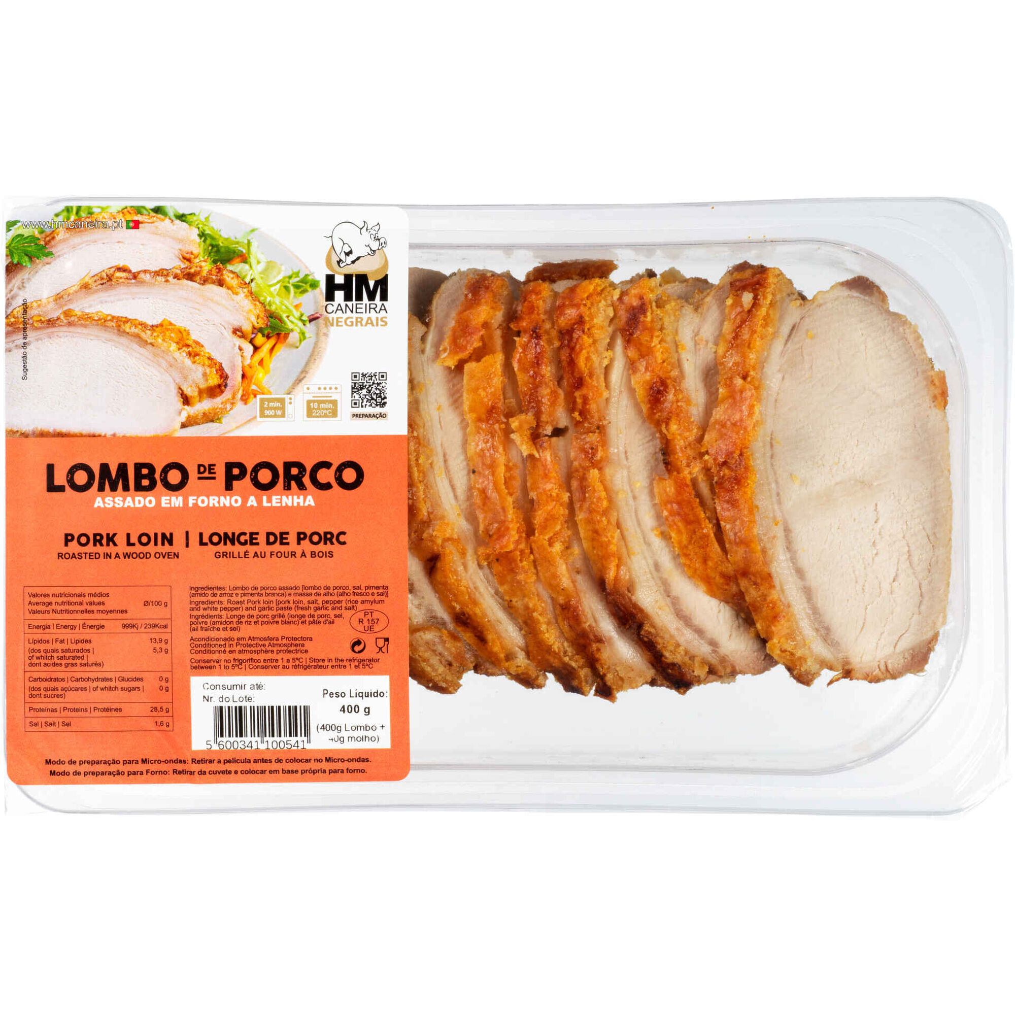 Lombo Assado Fatiado H.M. Caneira