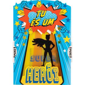 Postal com Luz Super Hero