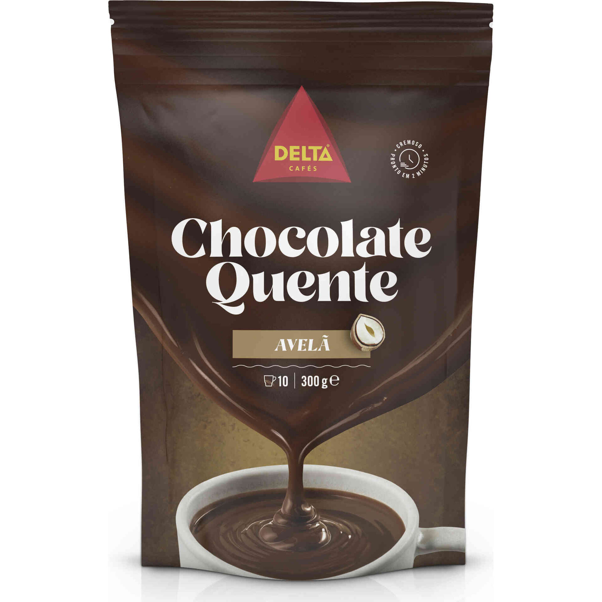 Bebida de Chocolate e Avel&atilde; Sol&uacute;vel Delta
