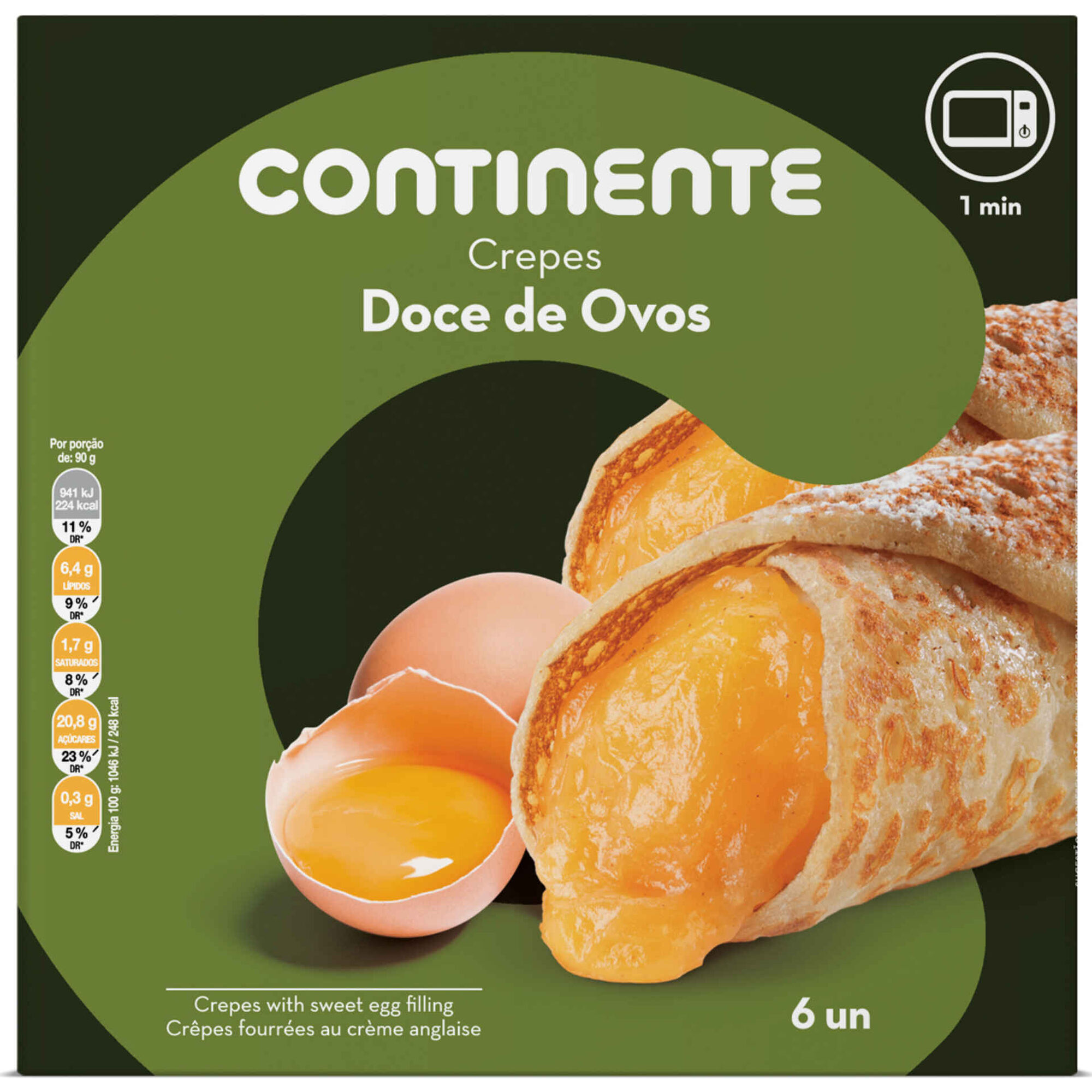 Crepes com Doce de Ovos Crepes com Doce de Ovos