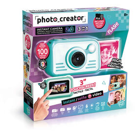 Câmera Instantânea Kit Papel Cor