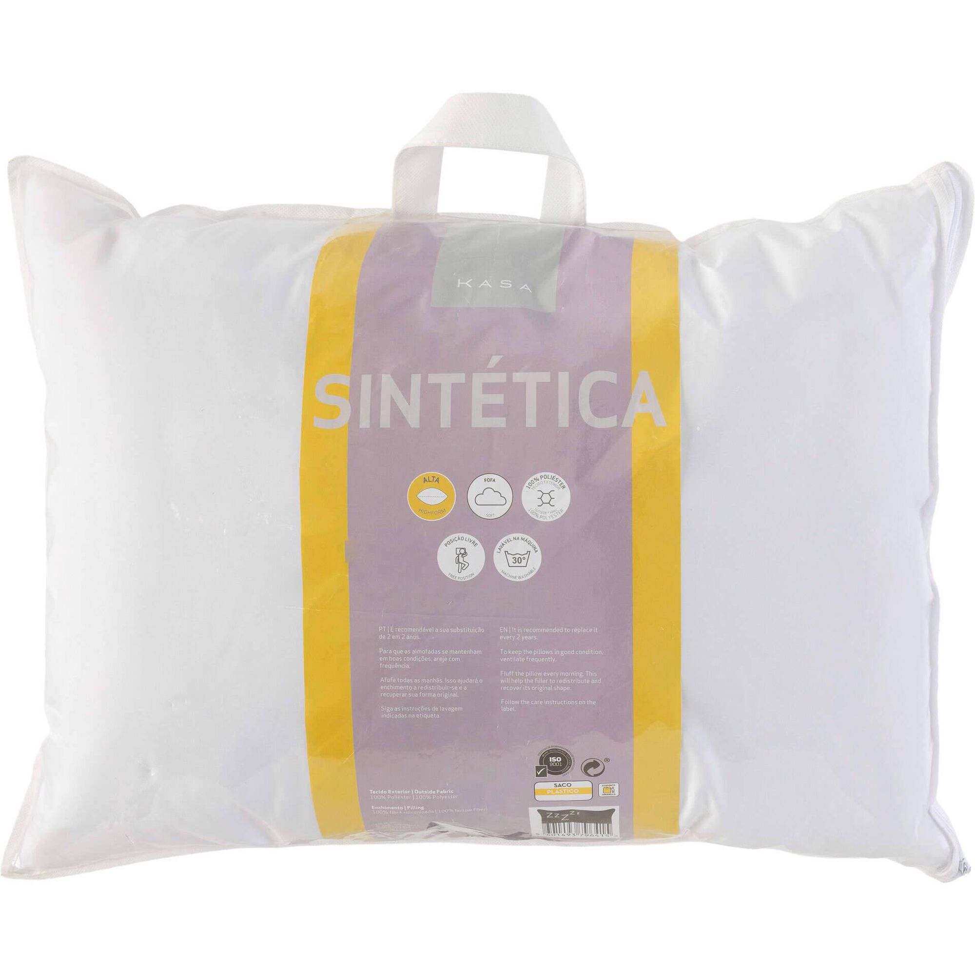 Almofada Microfibra Alta Macia 45x60cm