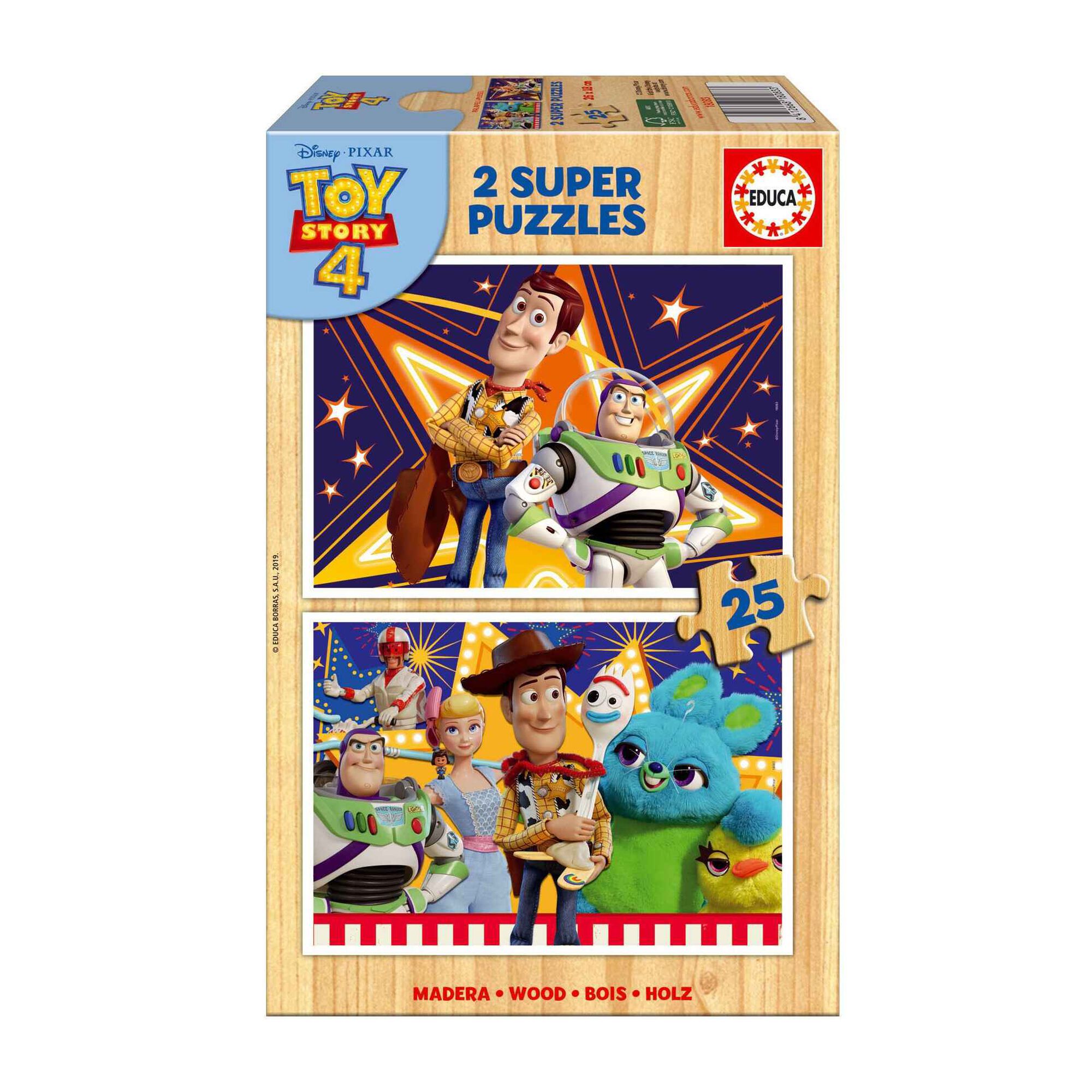 Puzzle de Madeira 16 a 50 Peças (vários modelos)
