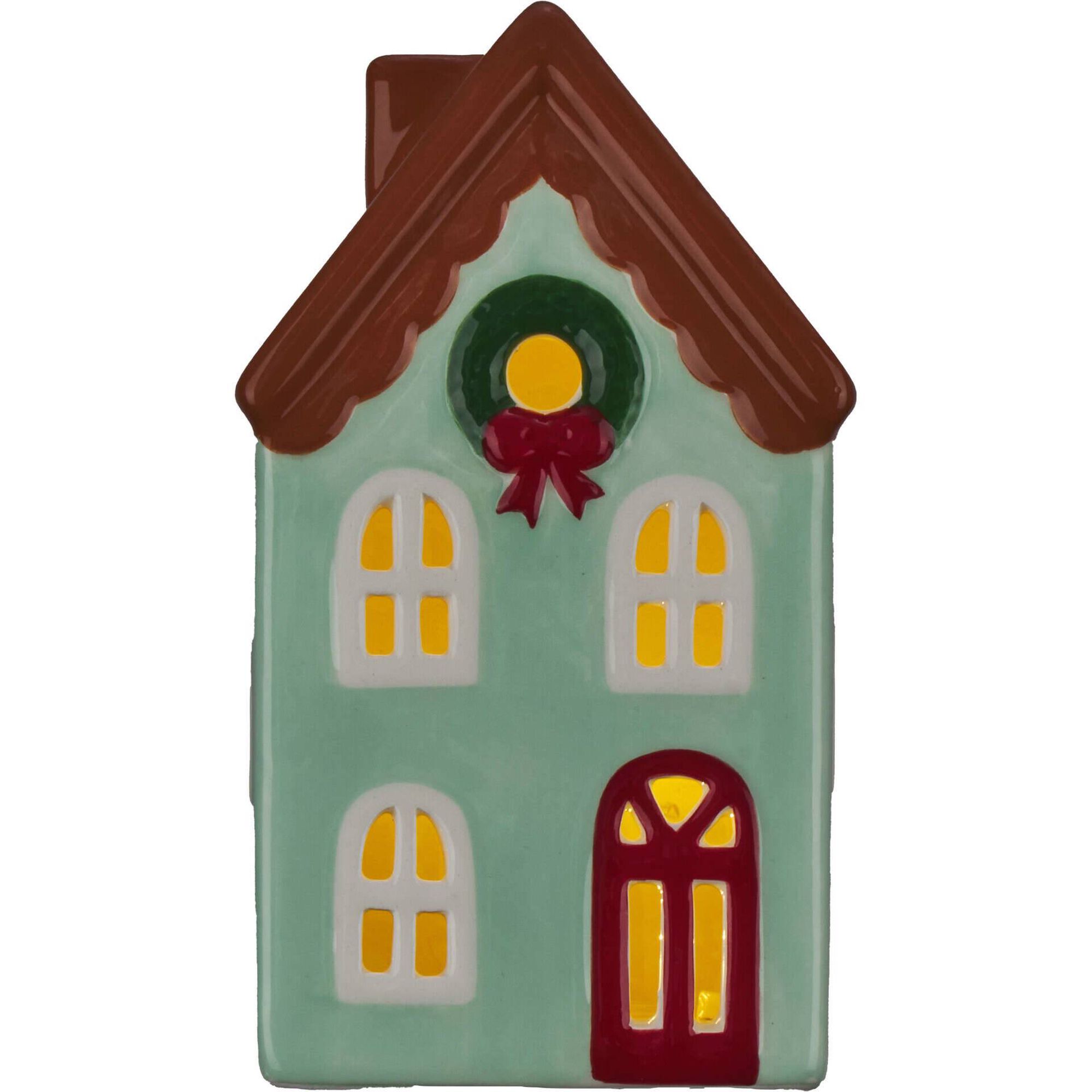 Casinha Decorativa 15cm Verde