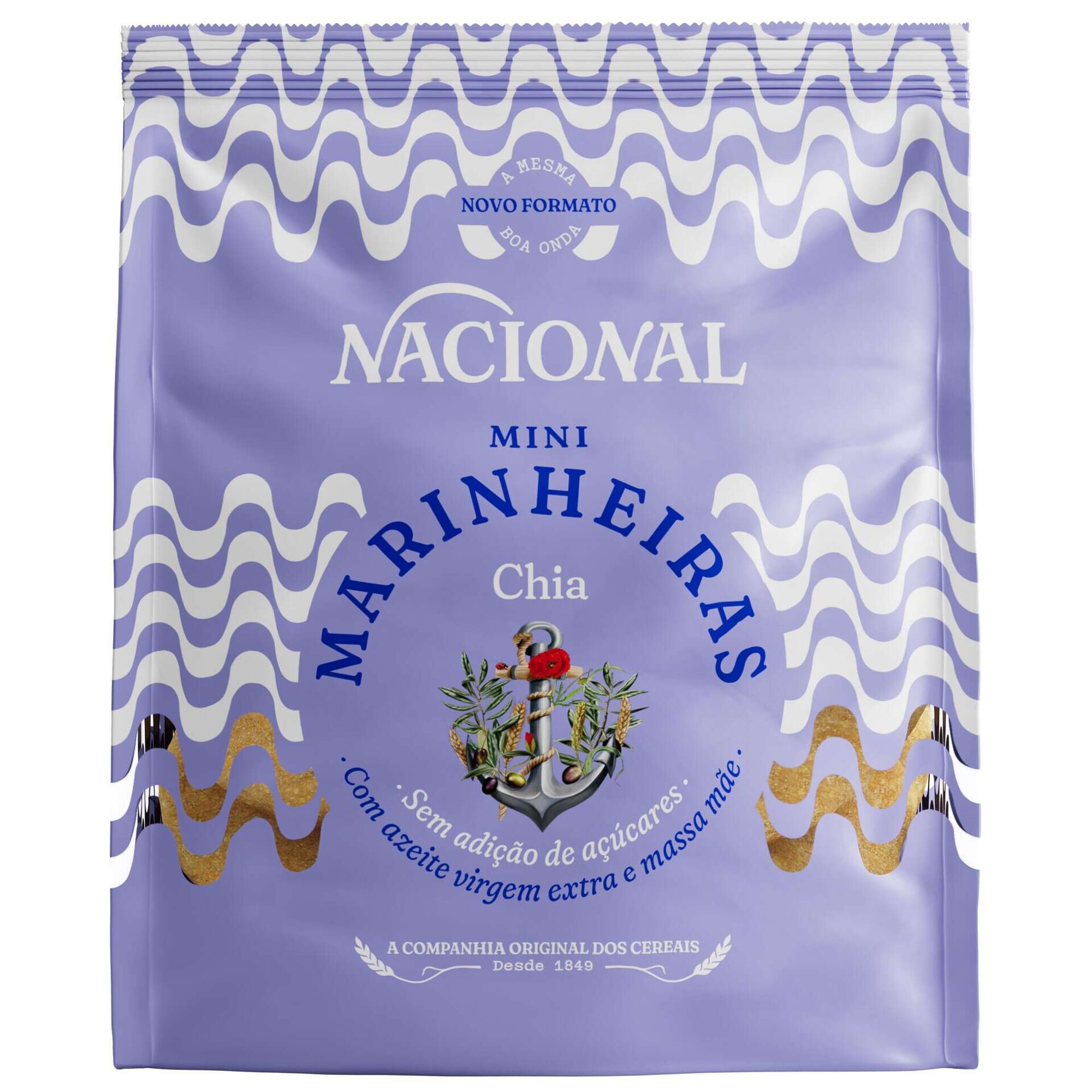 Bolachas Mini Marinheiras com Chia