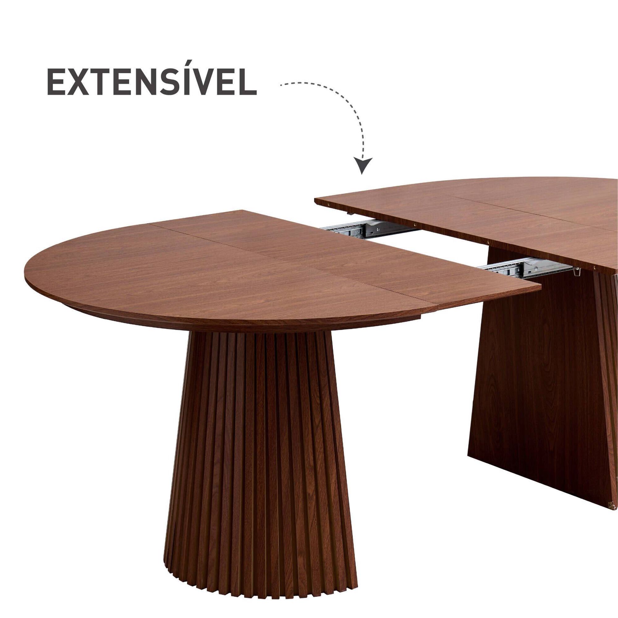 Mesa Extens&iacute;vel Mocha Rode Kasa