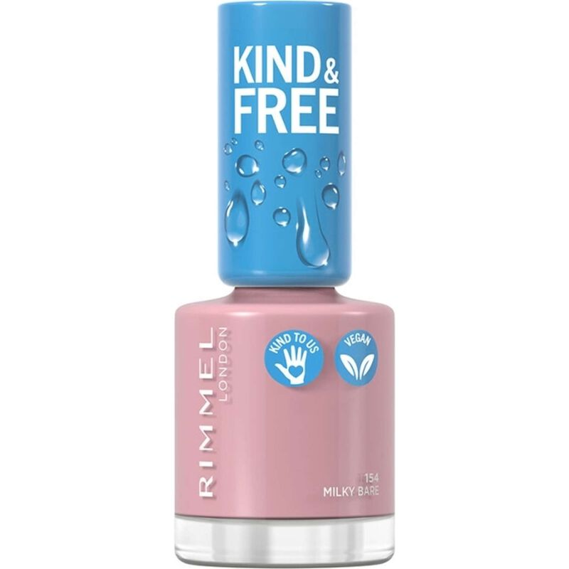 Verniz de Unhas Kind&amp;Free 154 Milky Bare Rimmel