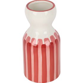 Jarra 25cm Riscas Rosa