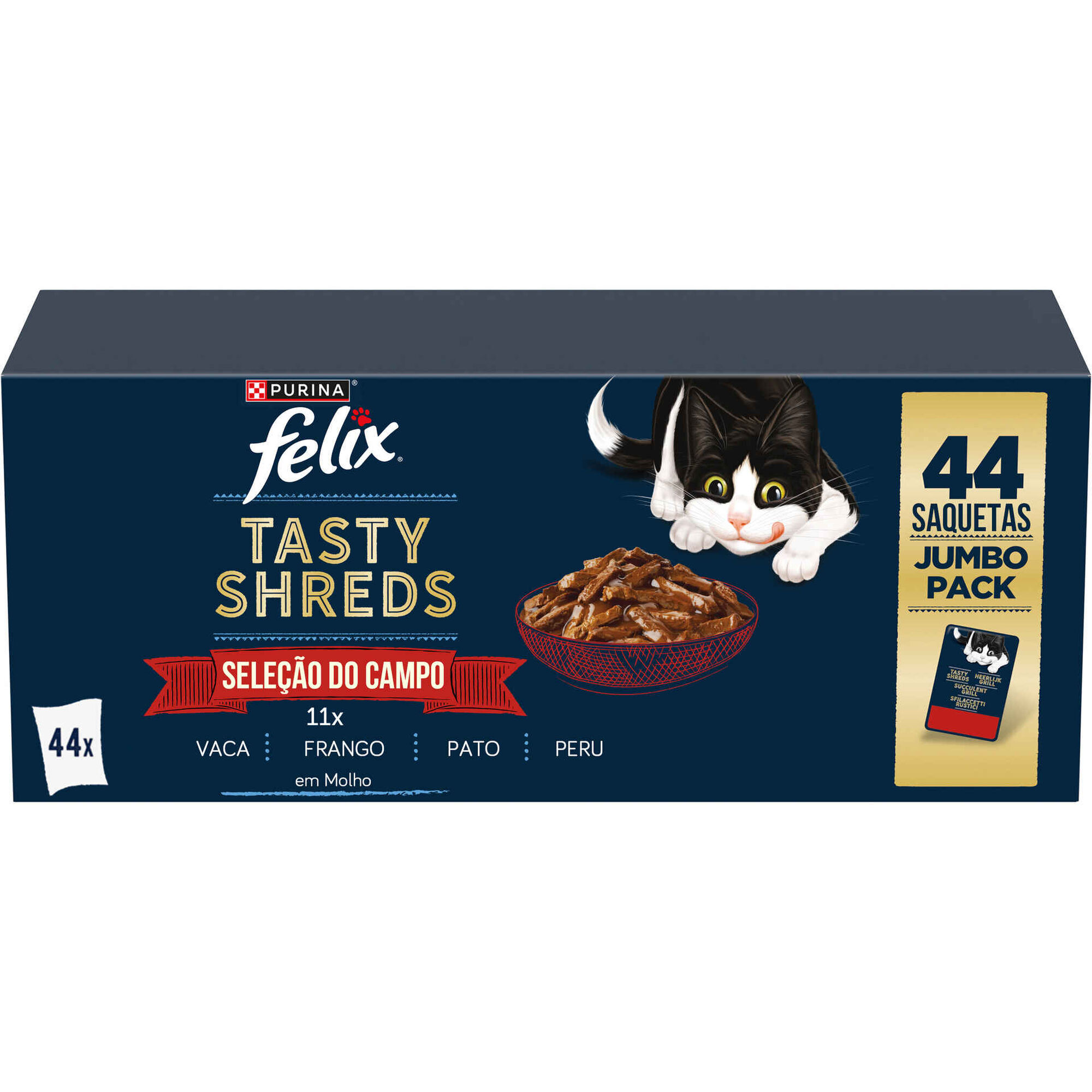 Comida Húmida para Gato Adulto Tasty Shreds