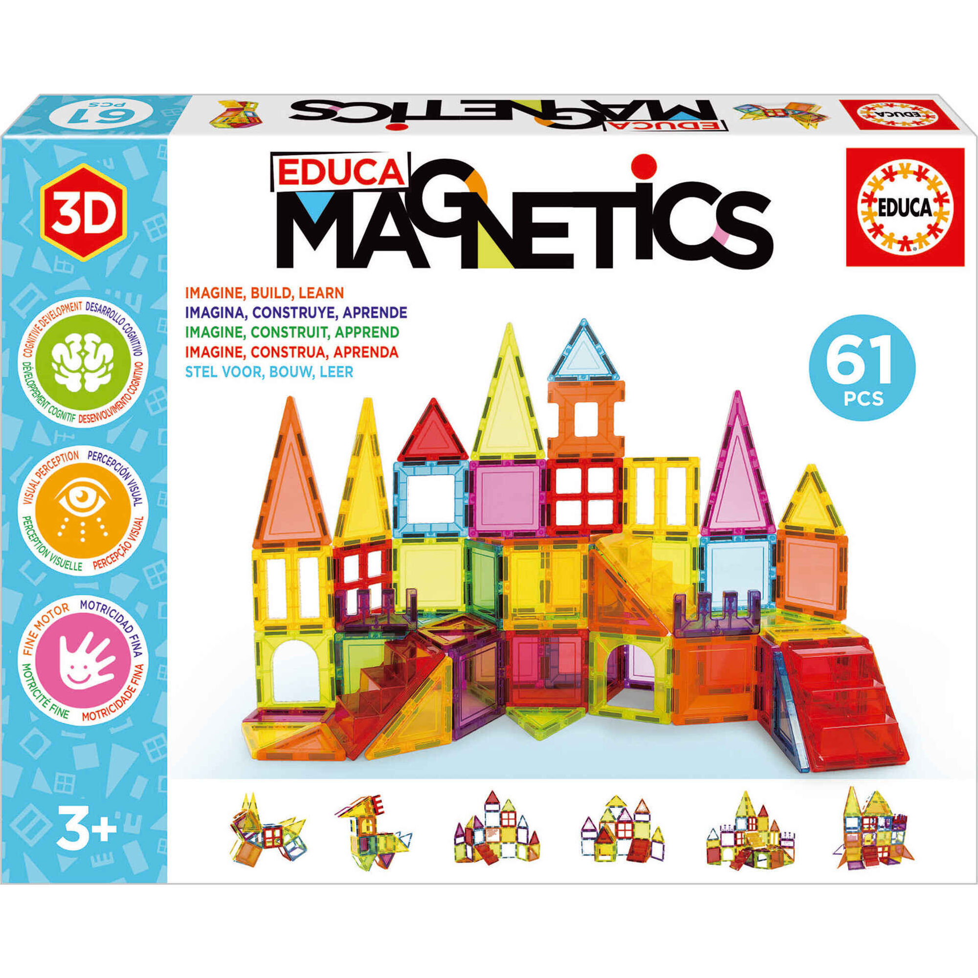 Educa - Jogo Magnetics 61 Pe&ccedil;as