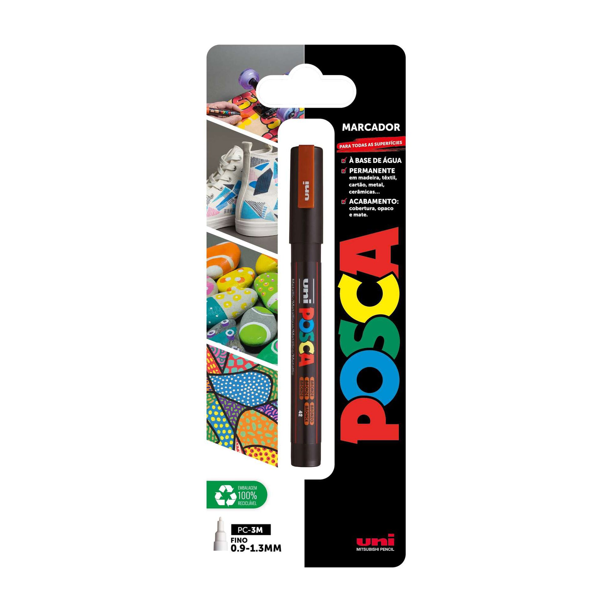 Marcador Permanente Posca PC-3M (várias cores) Marcador Permanente Posca PC-3M (várias cores)