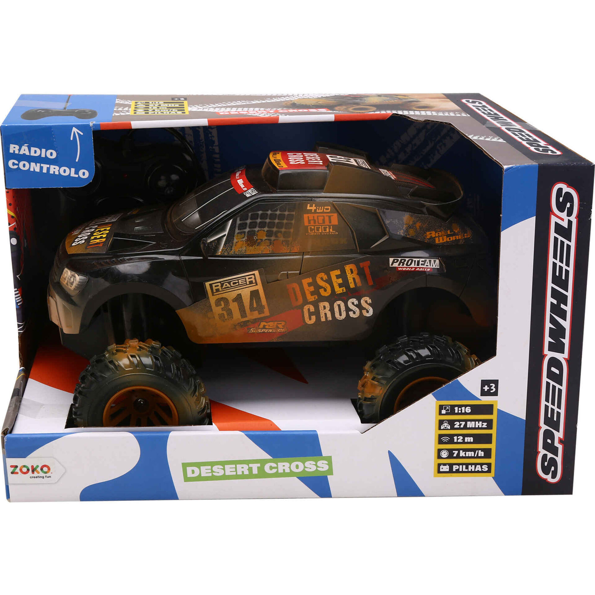 Rádio Controlo Desert Cross 1:16 Rádio Controlo Desert Cross 1:16
