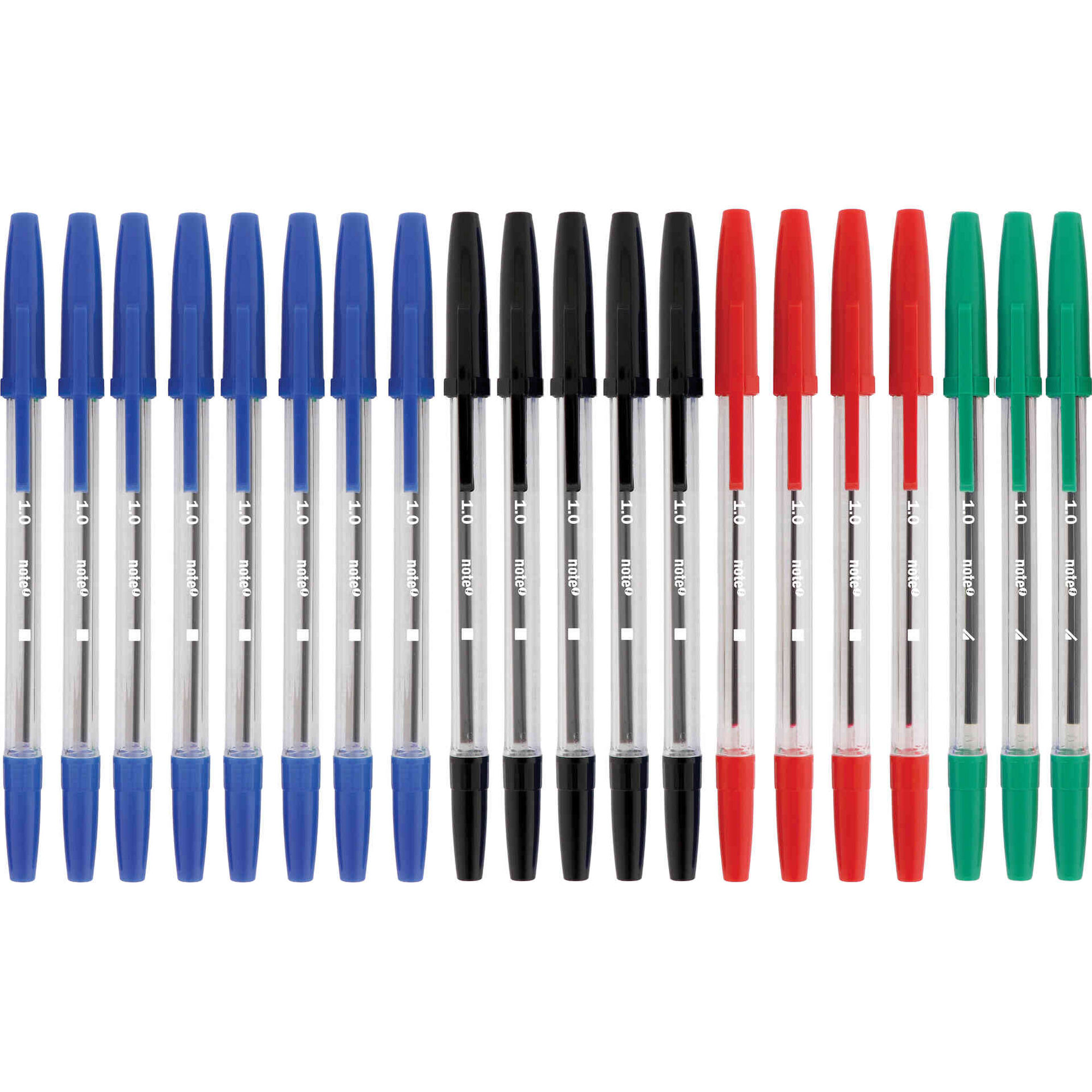 Conjunto 20 Esferogr&aacute;ficas Ball Point 1mm Note!
