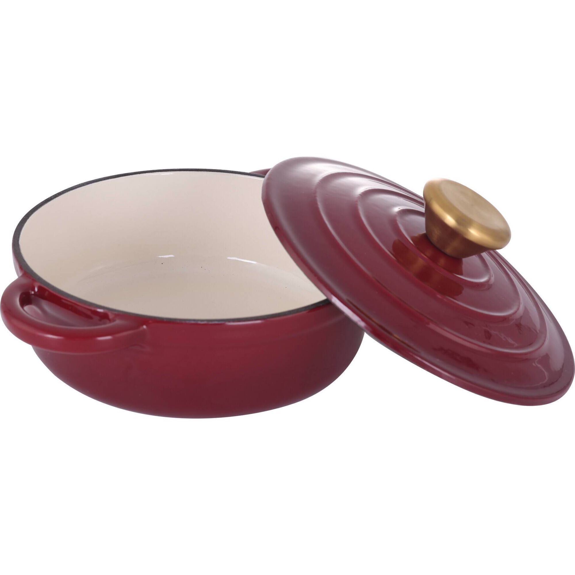 Mini Caçarola Baixa Ferro Fundido 18cm Golden