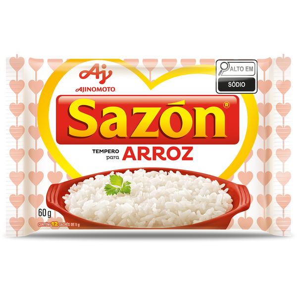 Tempero Pronto para Arroz com Sal Sazón