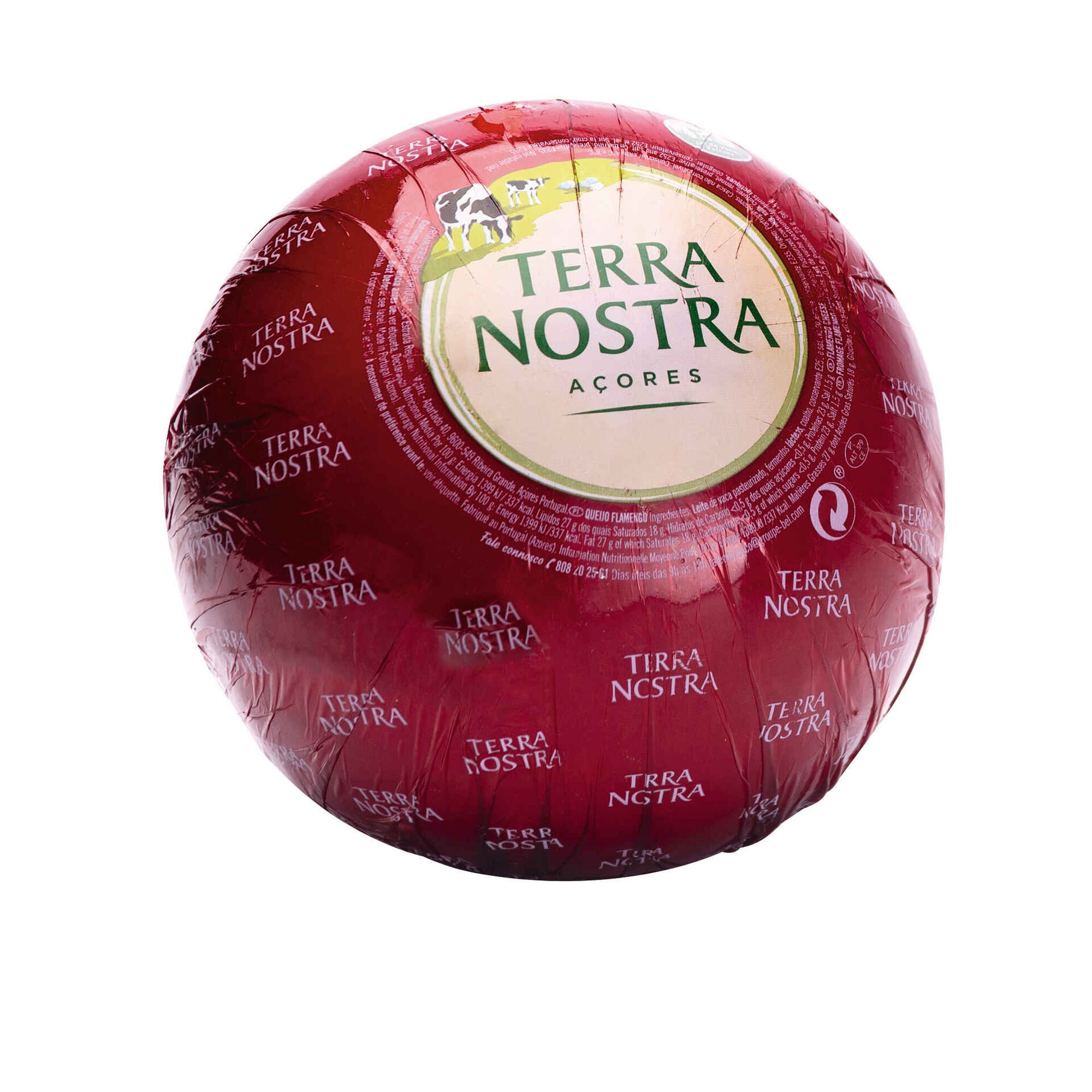 Queijo Flamengo sem Lactose Bola Terra Nostra
