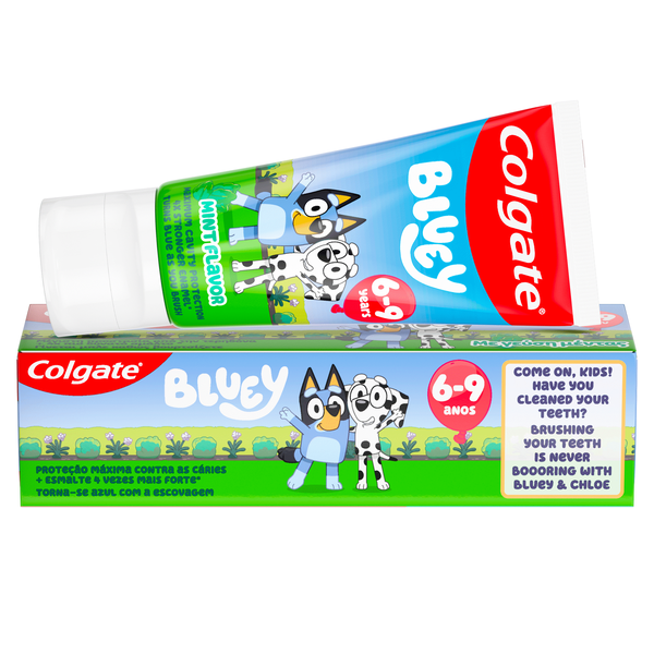 Pasta de Dentes Criança Bluey 6 a 9 Anos Colgate