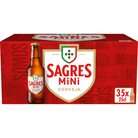 Cerveja com &Aacute;lcool Mini Sagres