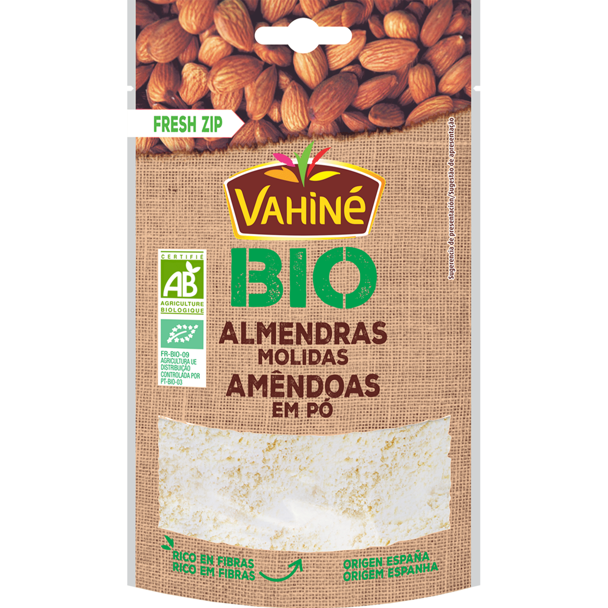 Amêndoas em Pó