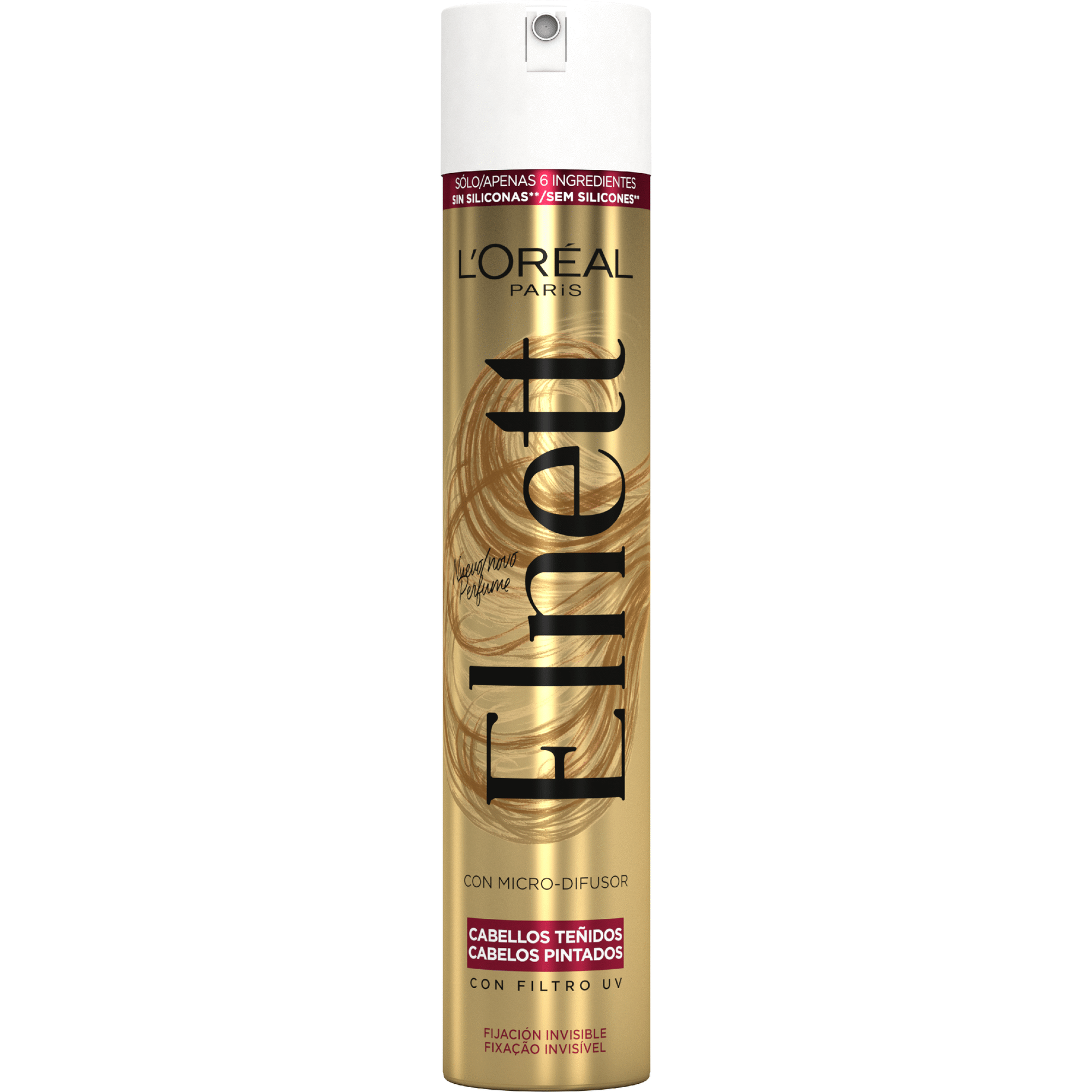 Laca Cabelo Satin Fixa&ccedil;&atilde;o Forte L'Or&eacute;al Paris Elnett