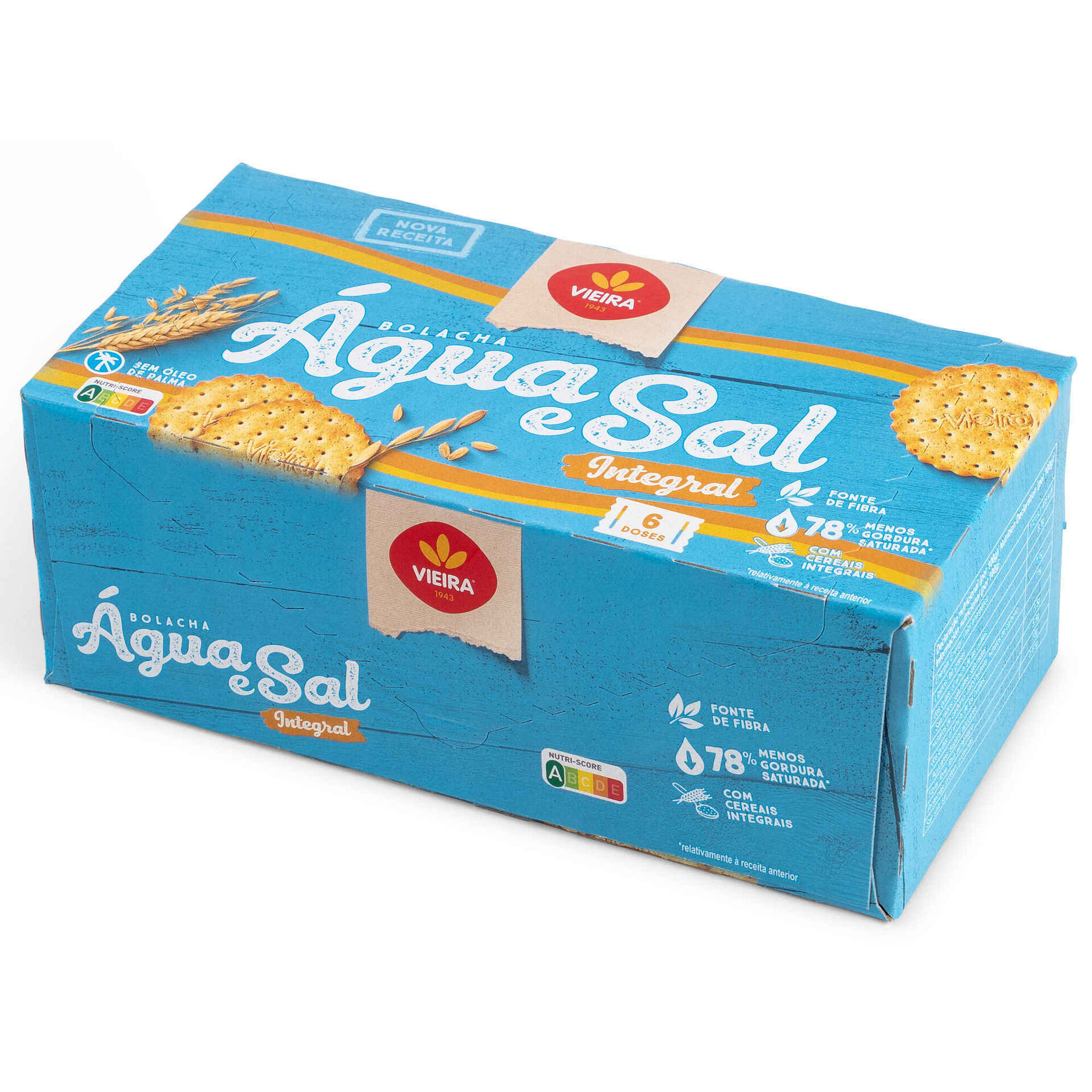 Bolachas de &Aacute;gua e Sal Integrais