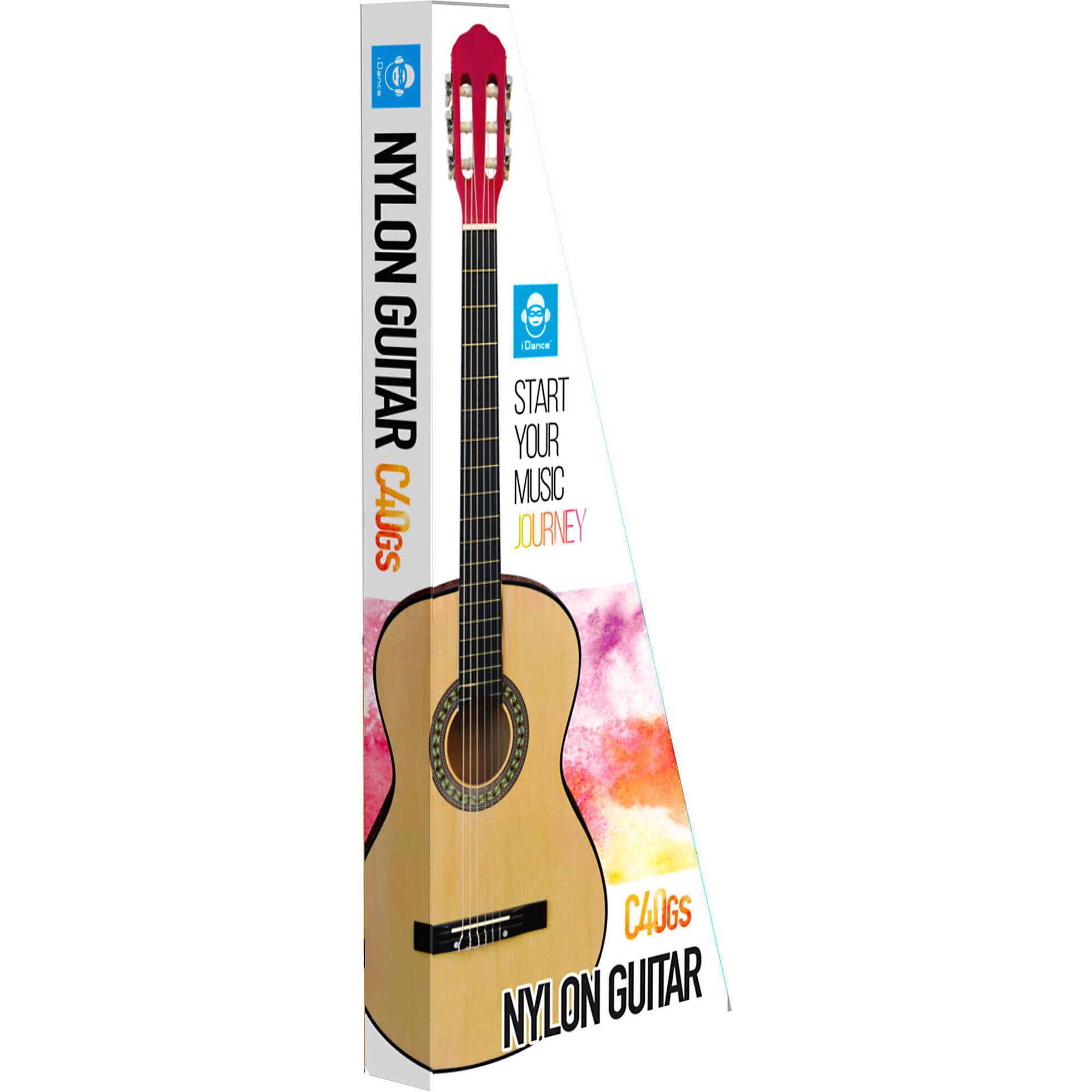 iDance - Guitarra de Nylon 39" para Iniciantes