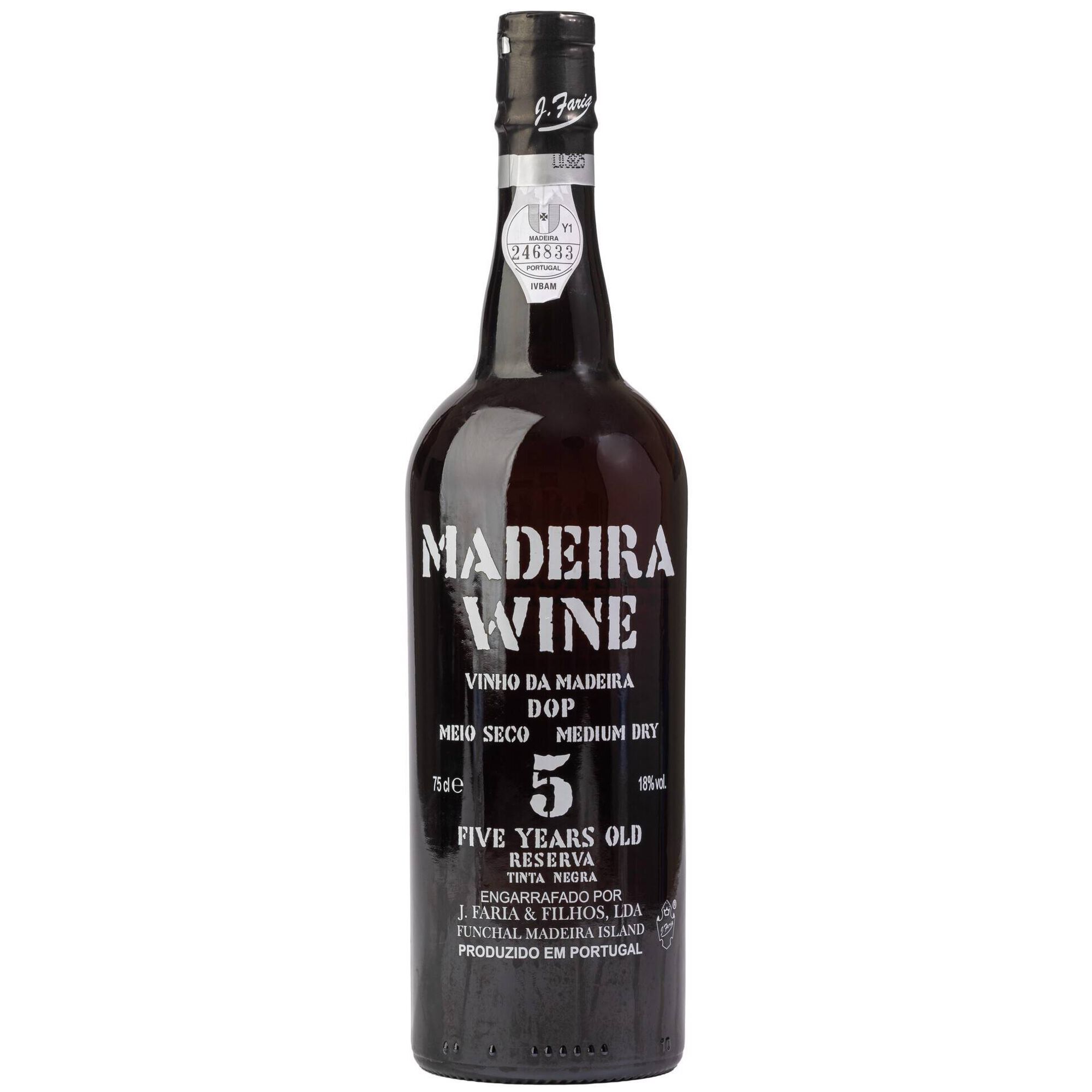 J. Faria & Filhos Vinho da Madeira 5 Anos J. Faria & Filhos Vinho da Madeira 5 Anos