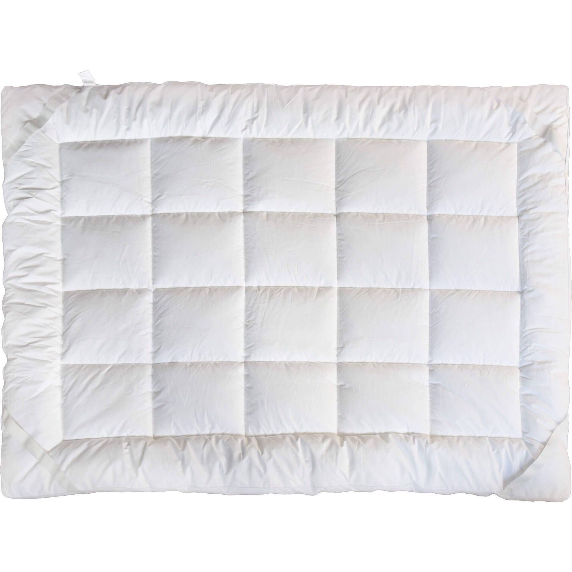 Sobrecolch&atilde;o 135x190cm Branco Bazar&atilde;o