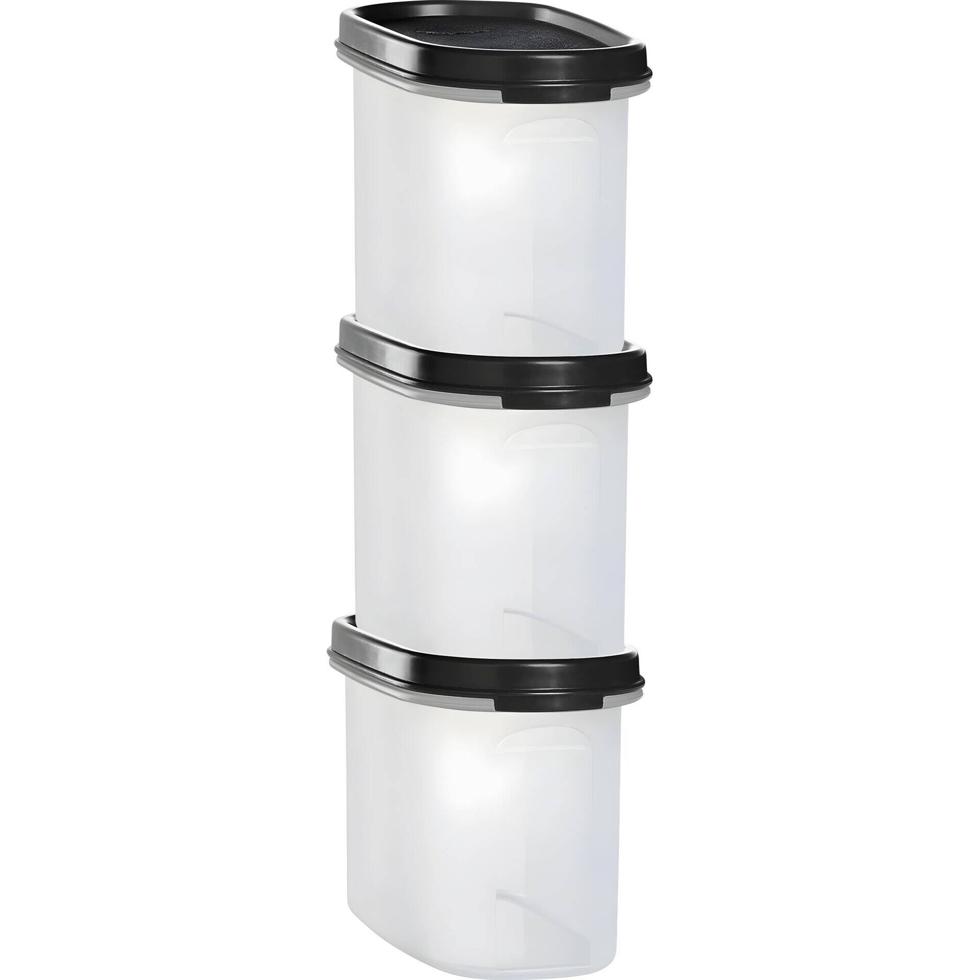 Conjunto 3 Recipientes Armazenamento Oval Tupperware