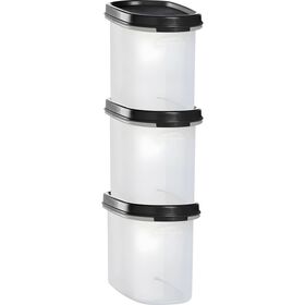 Conjunto 3 Recipientes Armazenamento Oval Tupperware