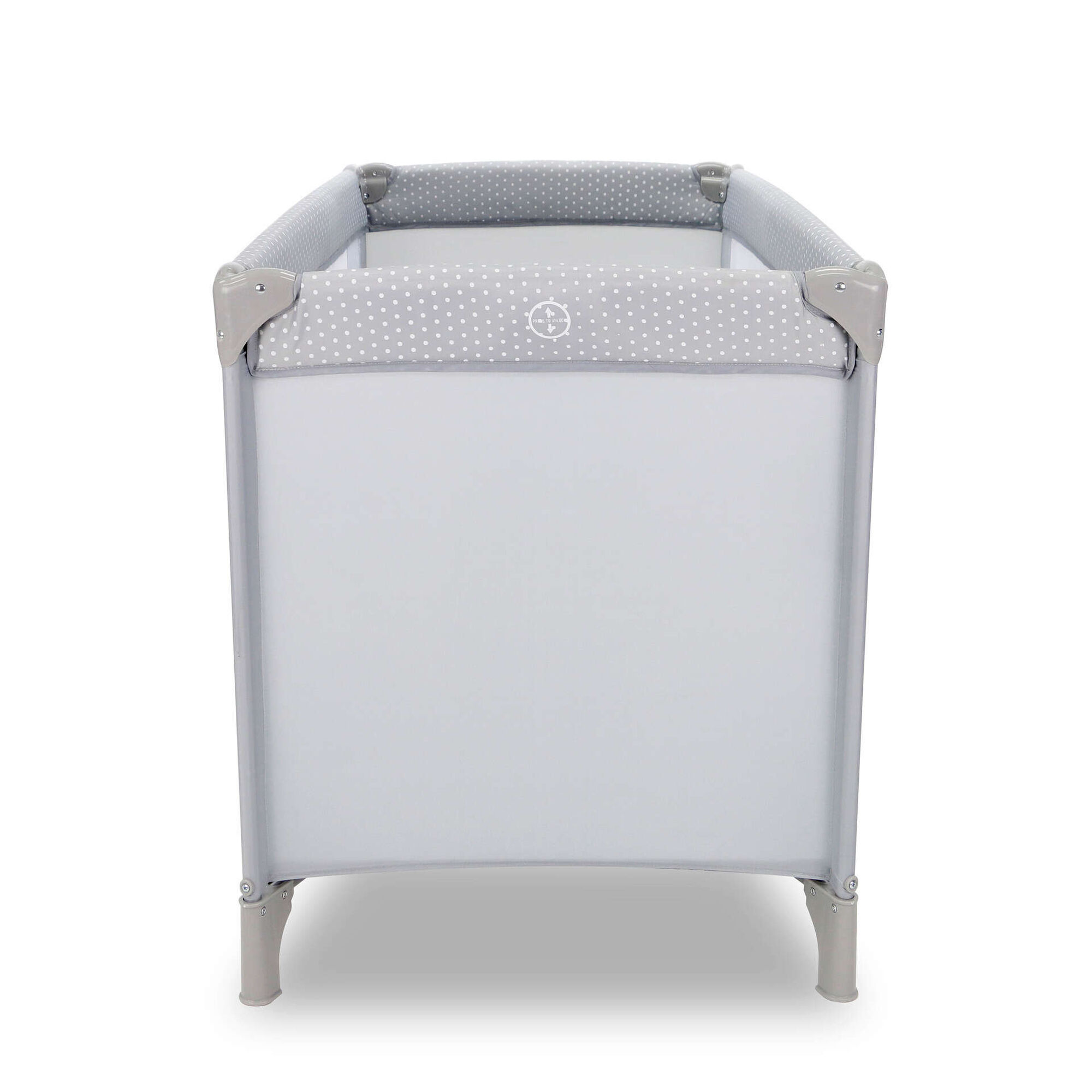 Cama de Viagem Cinza Estrelas