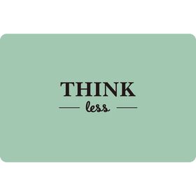 Individual PVC Think Less Kasa