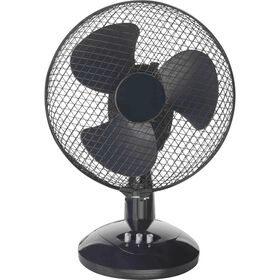 Ventoinha de Mesa 26cm 30W Preto Bazar&atilde;o