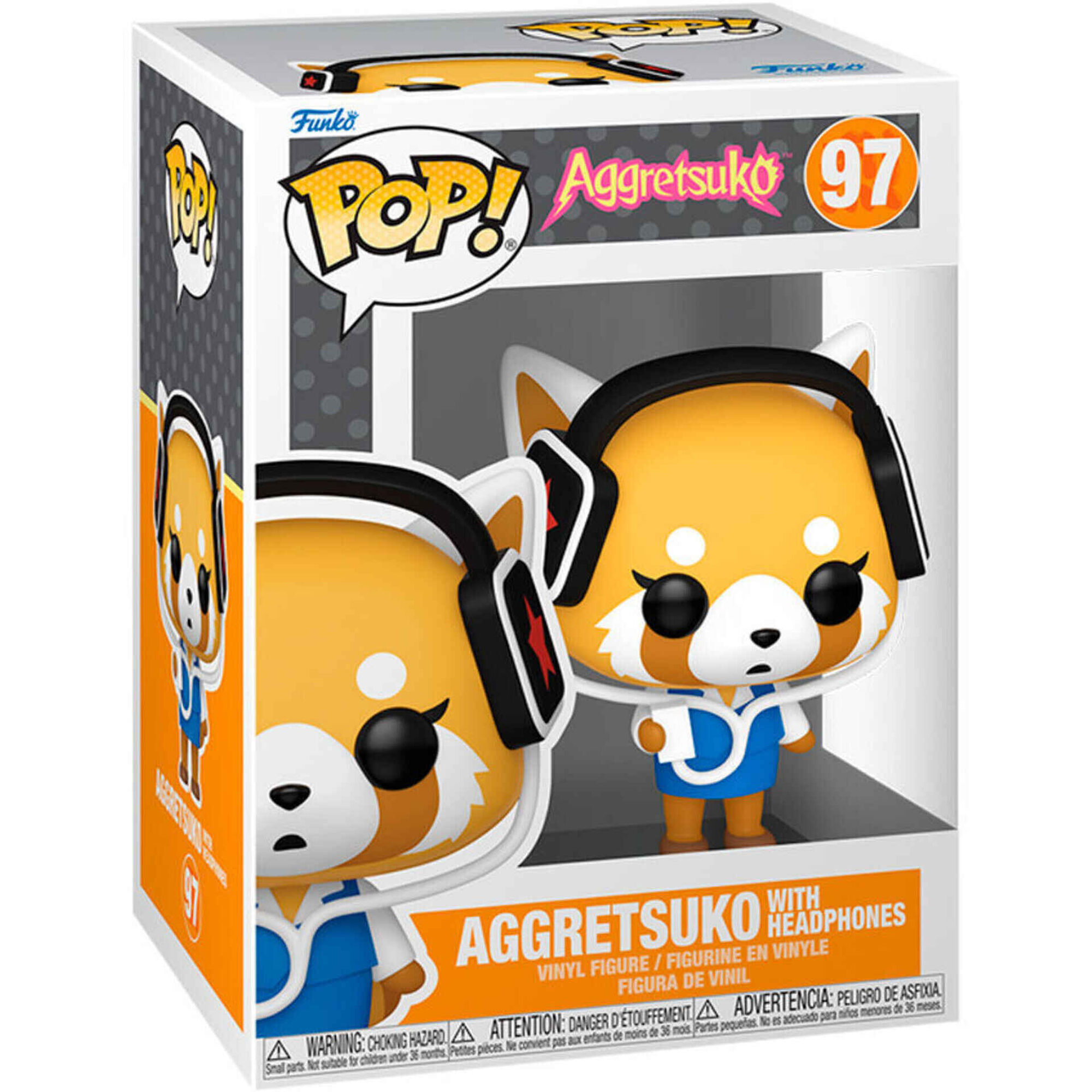 Funko - Figura Aggretsuko with Headphones