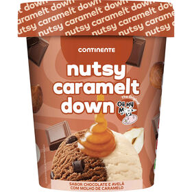 Gelado Nutsy Caramelt Down Continente Continente