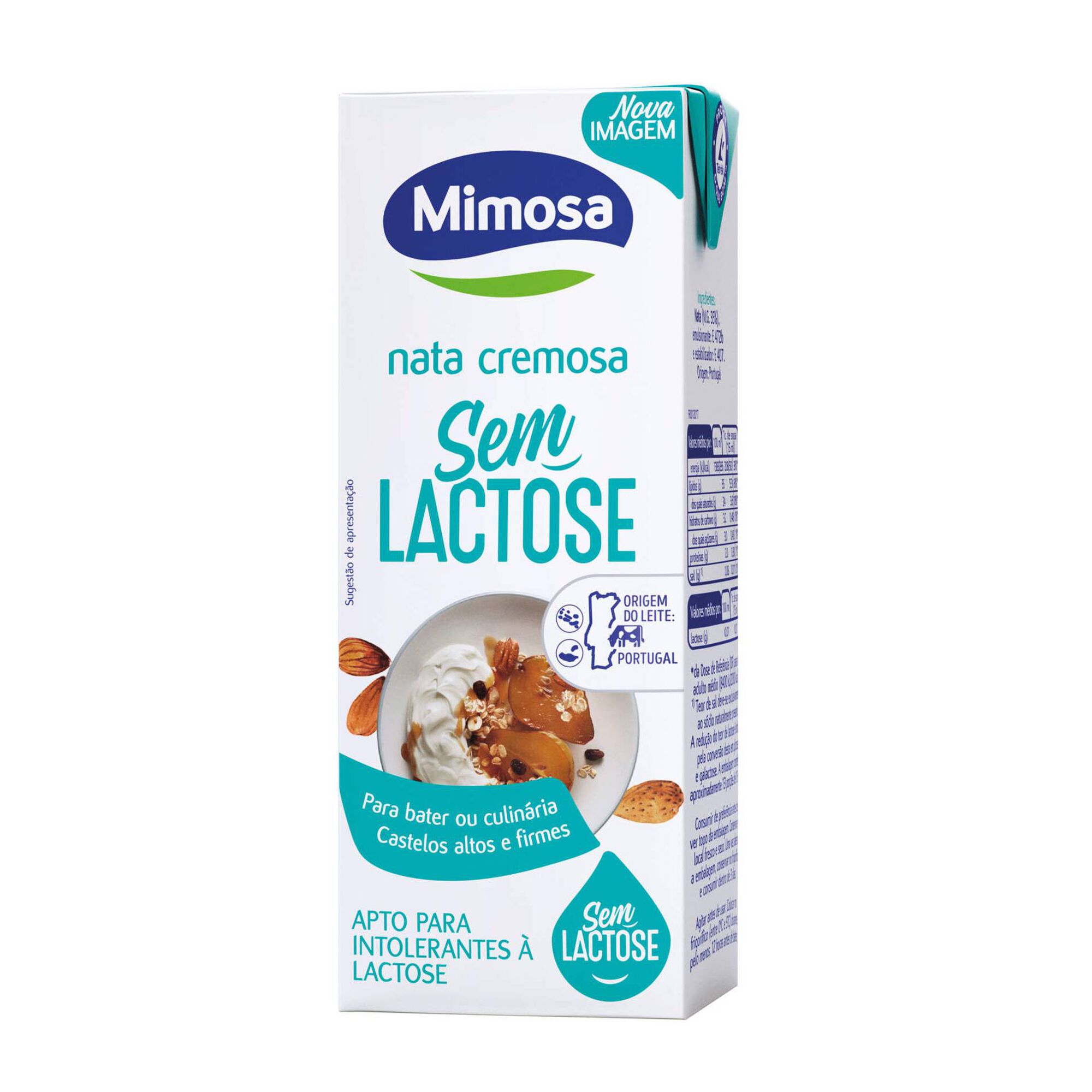 Natas Cremosas sem Lactose