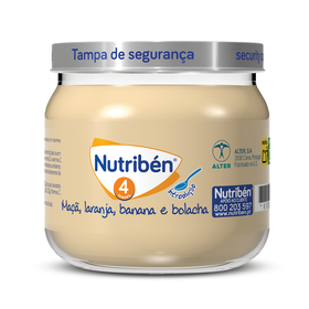 Boi&atilde;o de Fruta de Ma&ccedil;&atilde;, Laranja e Bolacha +4M Nutrib&eacute;n