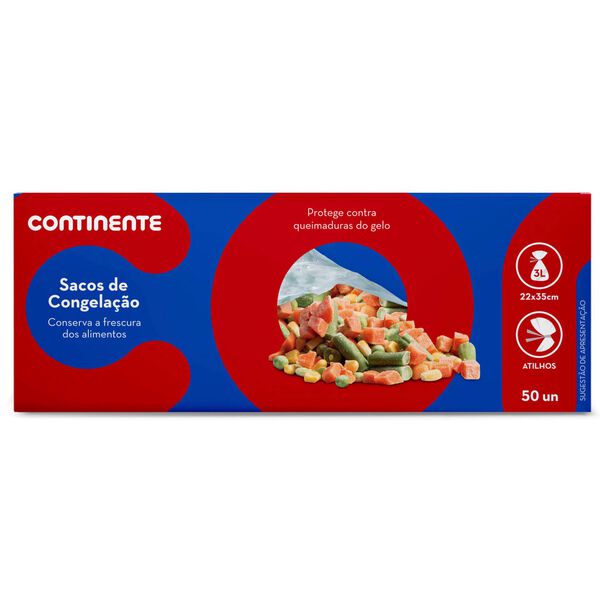 Sacos para Congelar 3 L Continente