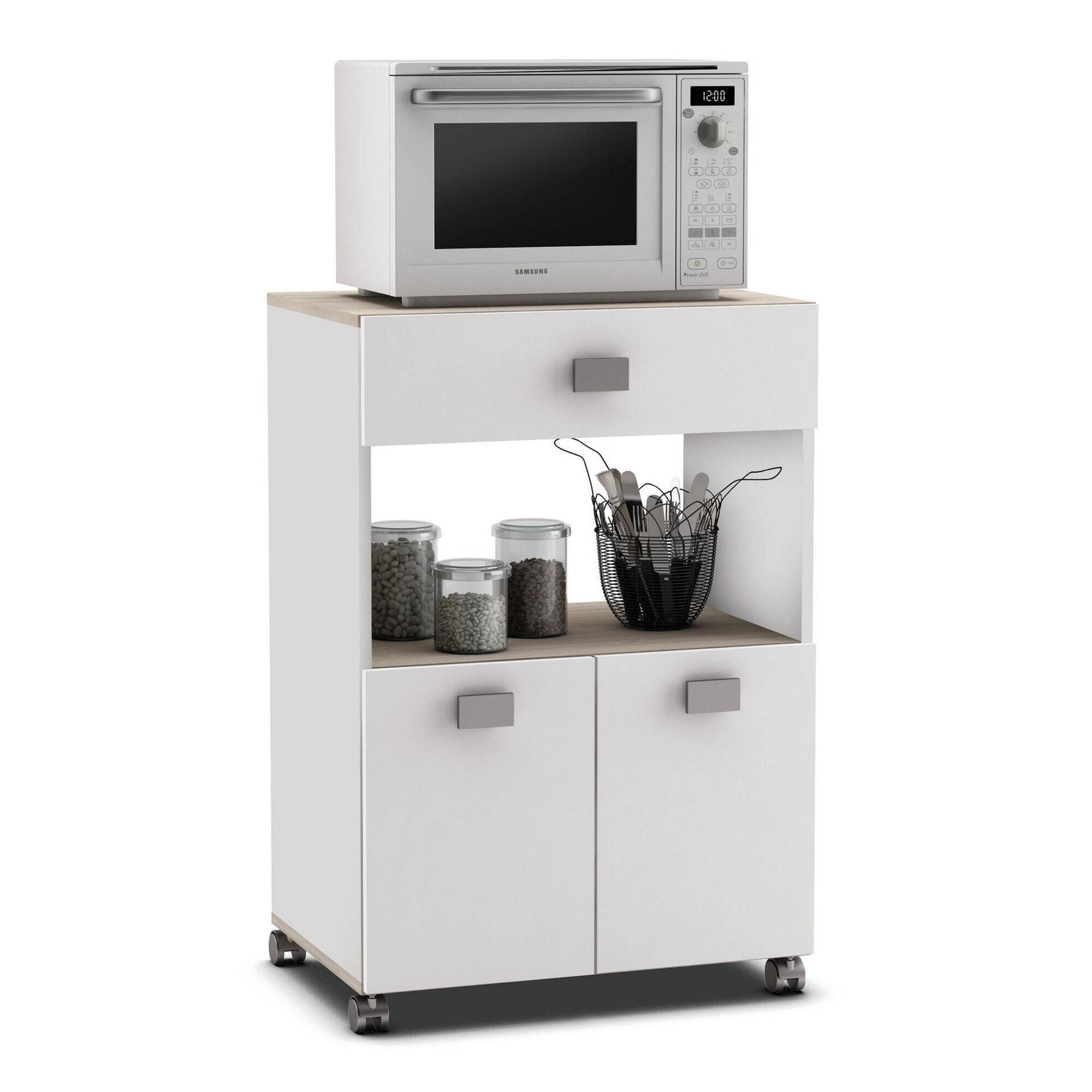 Móvel Cozinha Com Rodinhas 59x41x88cm Romarin