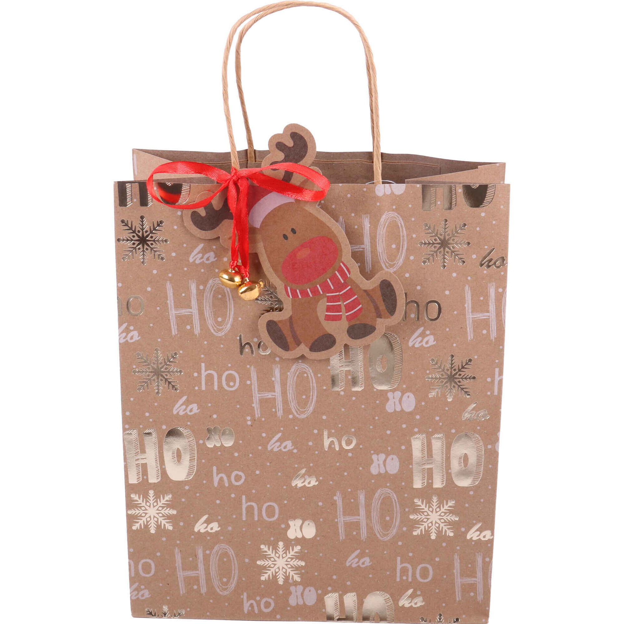 Saco para Presentes Garrafa Golden Christmas (vários modelos)