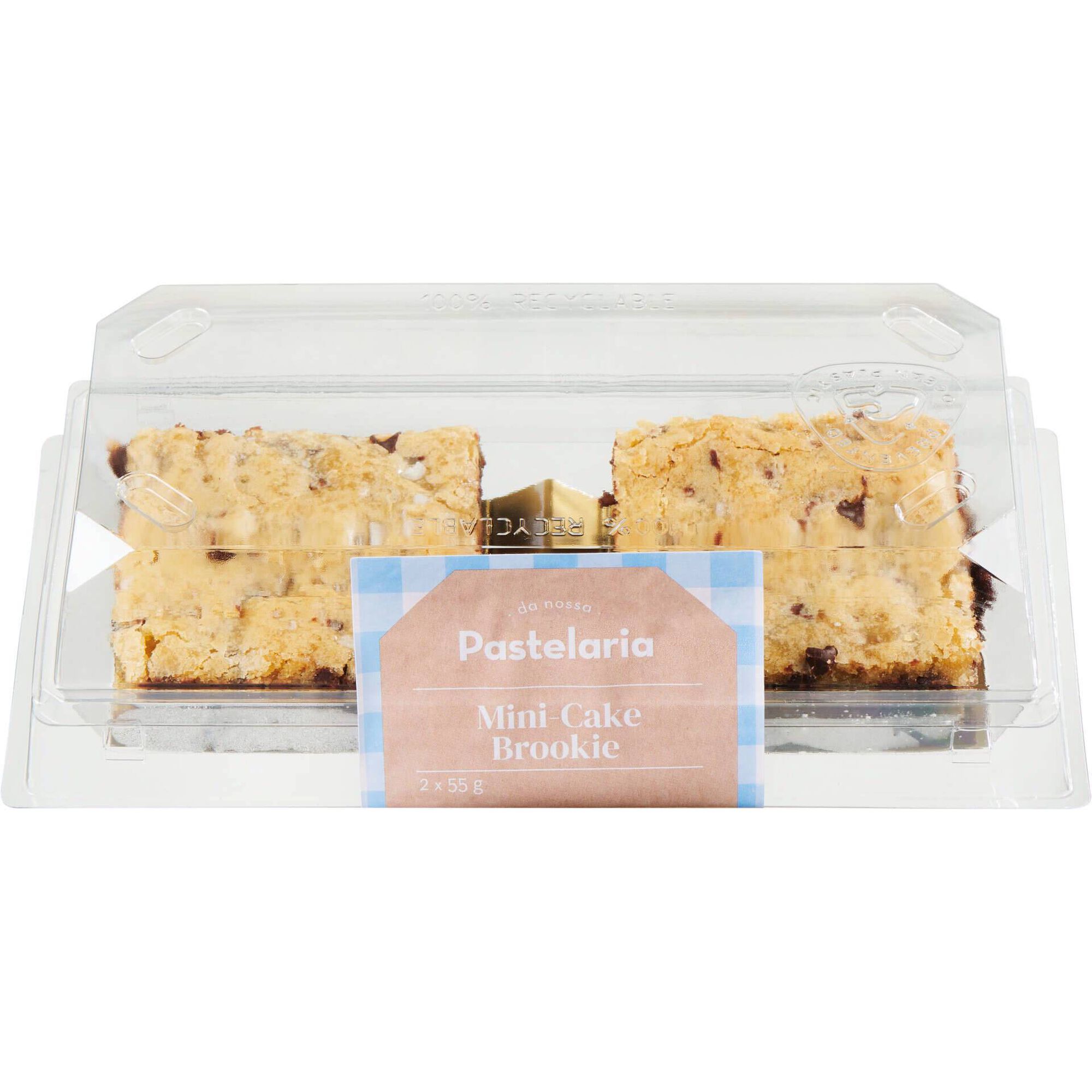 Mini-Cake Brookie Da Nossa Pastelaria