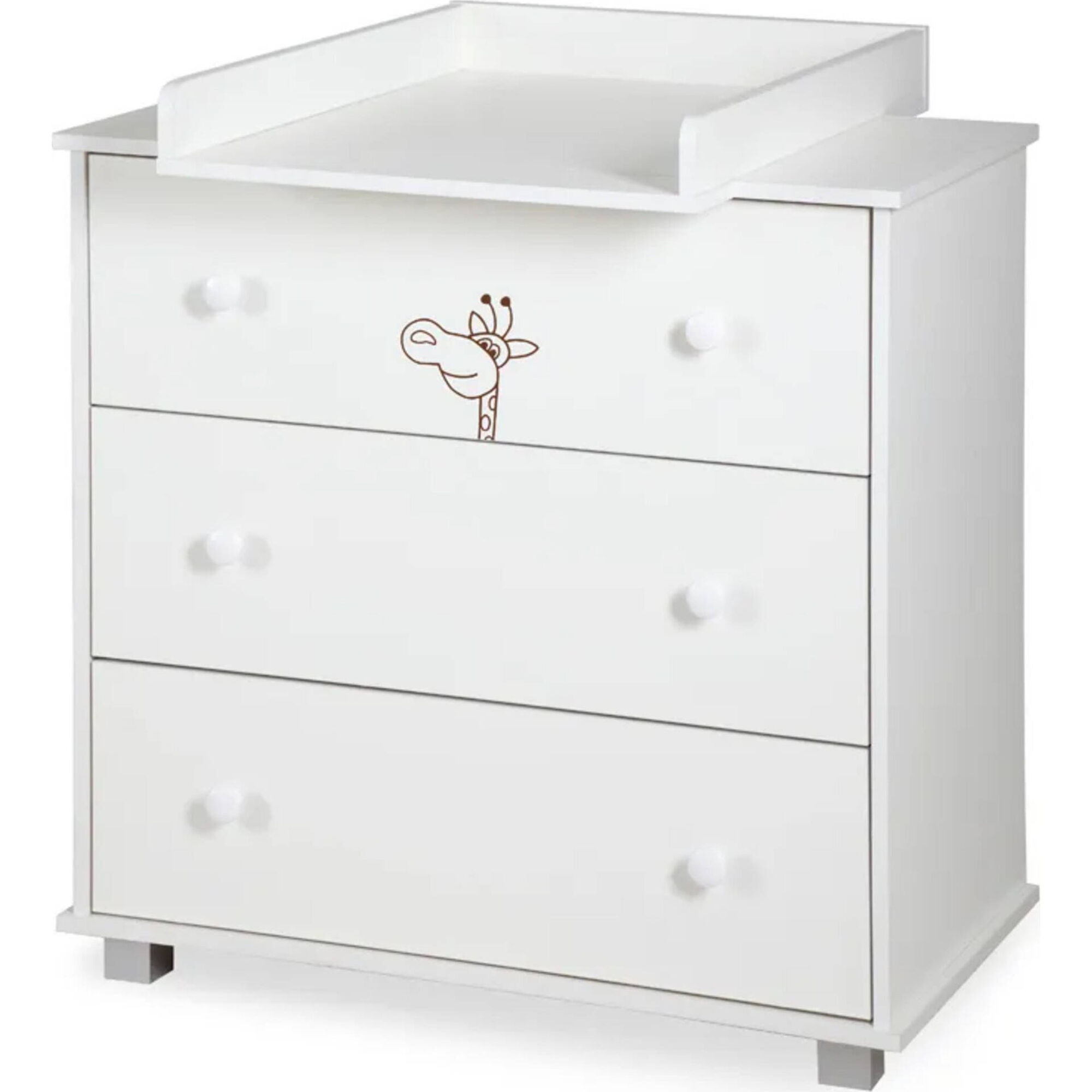Cómoda 86x85x48cm Branca Girafa