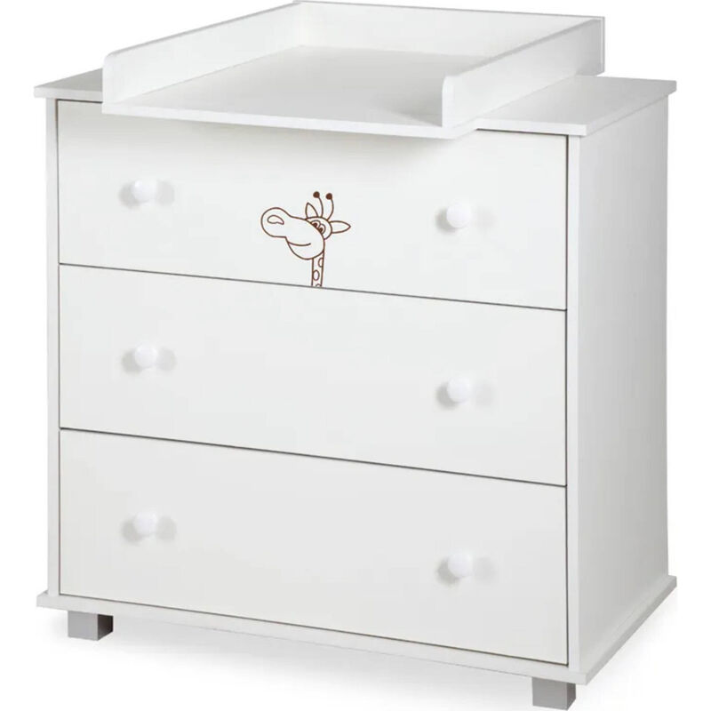 Cómoda 86x85x48cm Branca Girafa Twinko
