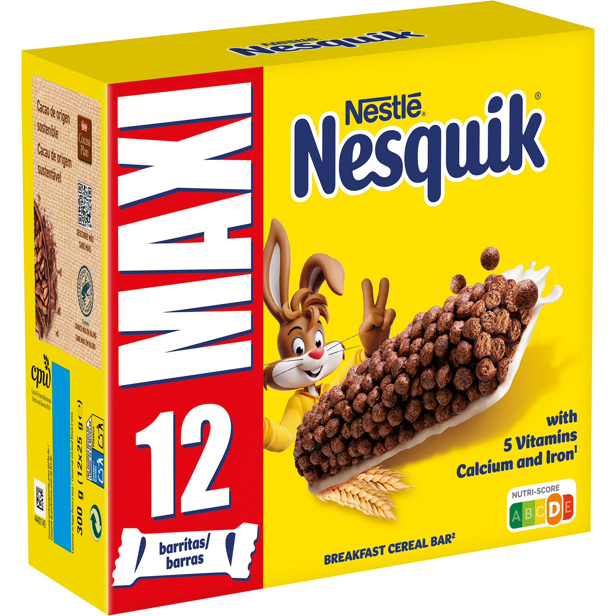 Barras de Cereais Nesquik